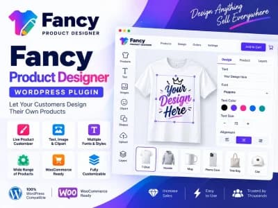 Fancy product designer for Wordpress