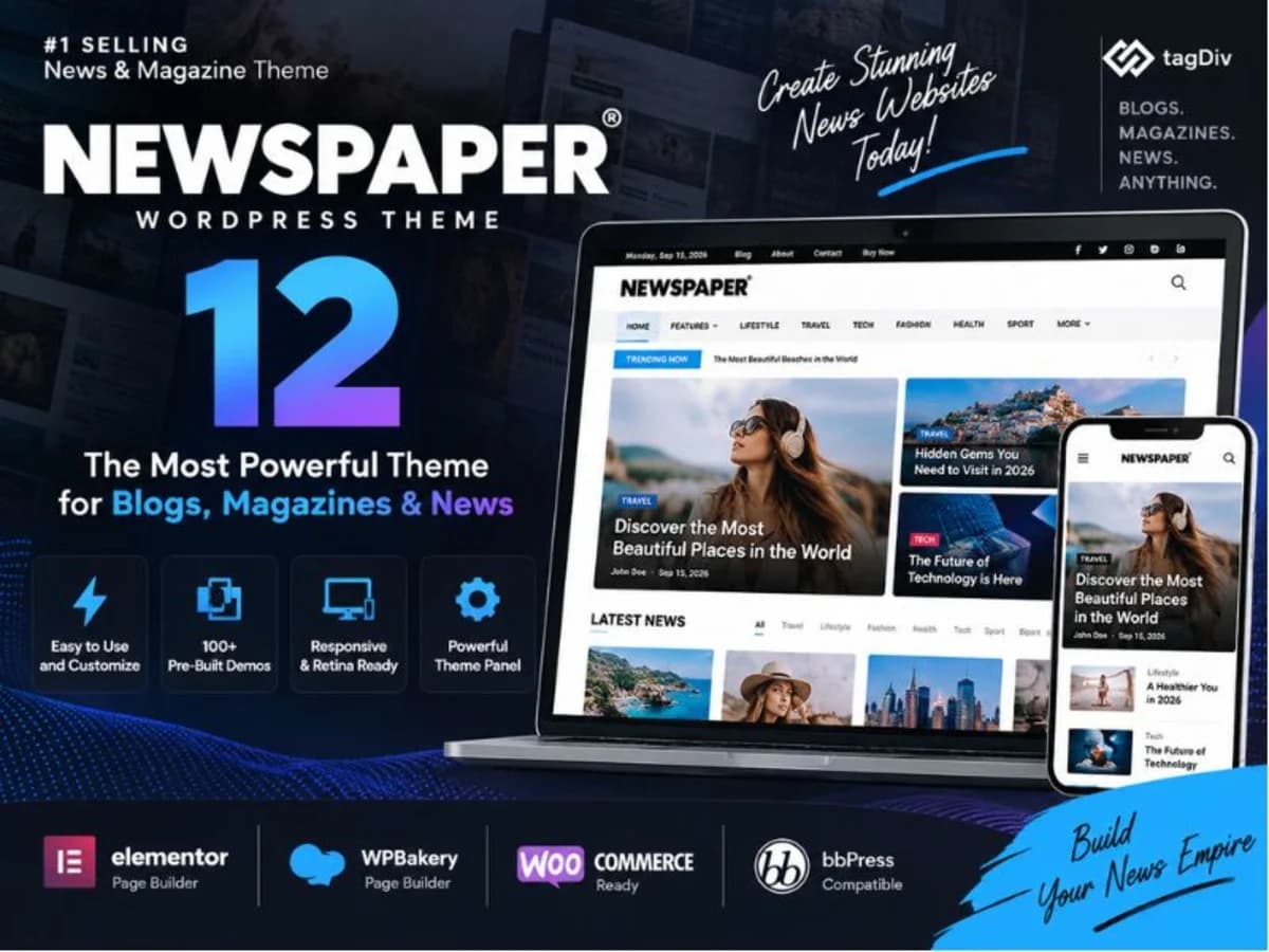 Newspaper WordPress Theme ( Newspaper, Blog Theme )