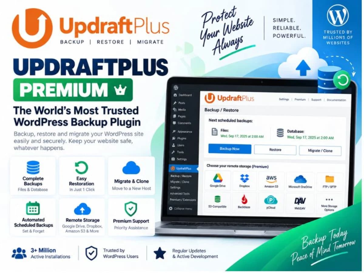 Updraftplus Premium