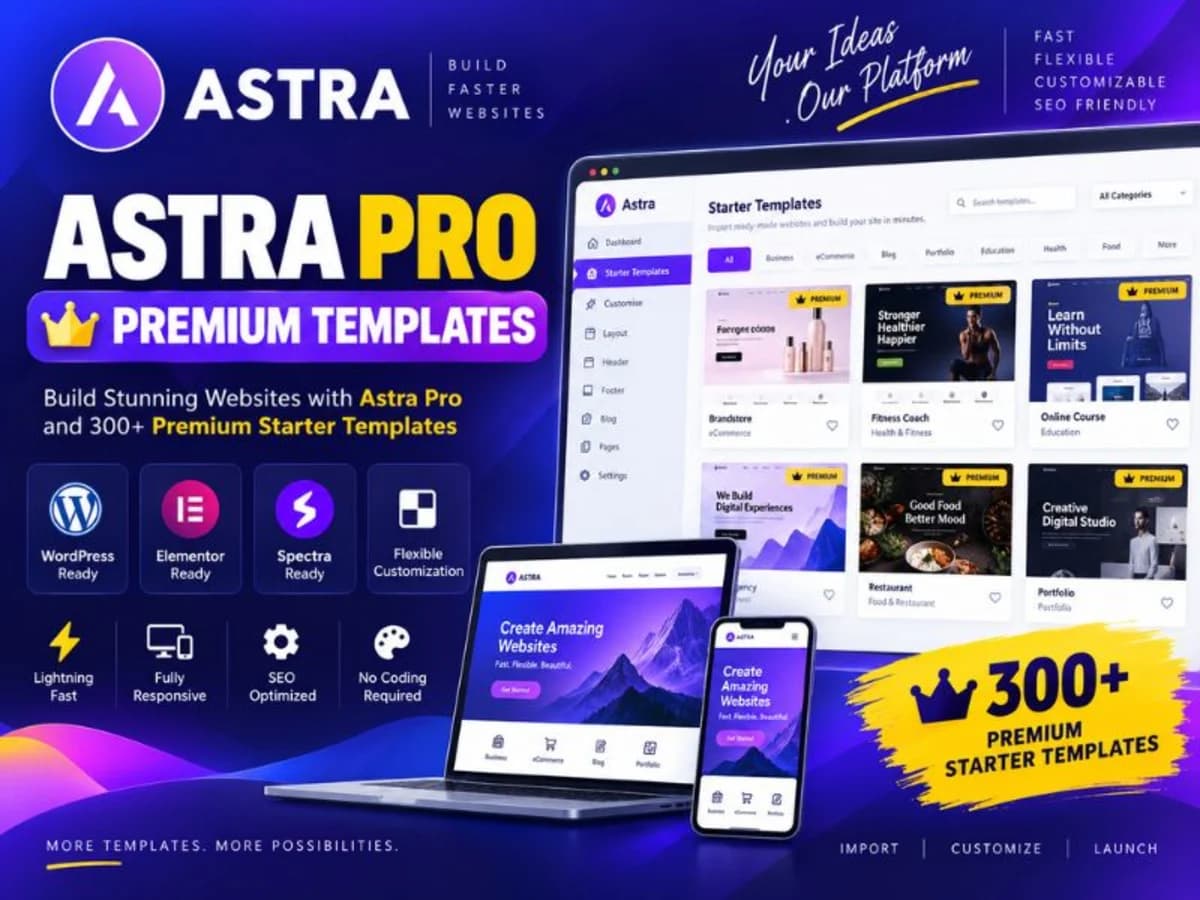 Astra Premium Starter Templates