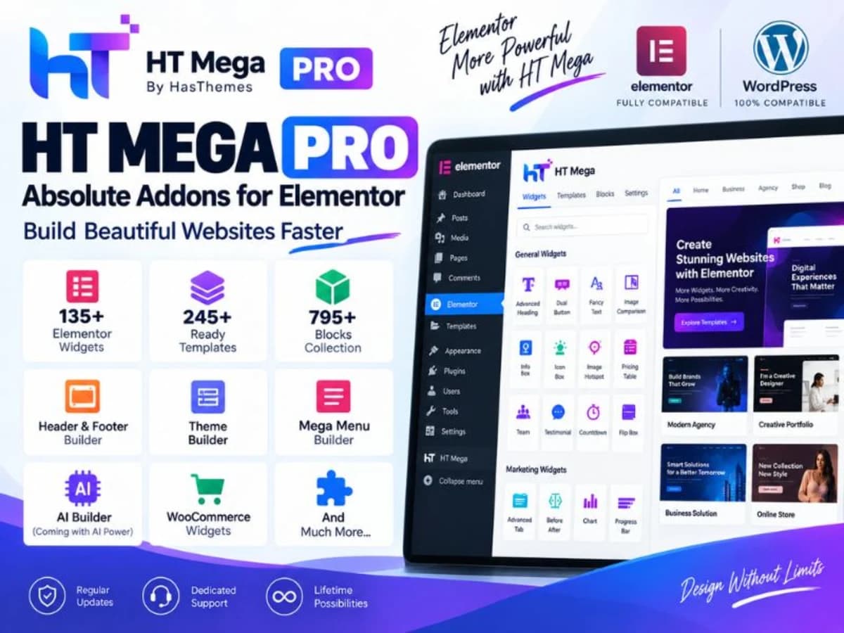 HT Mega Pro for Elementor