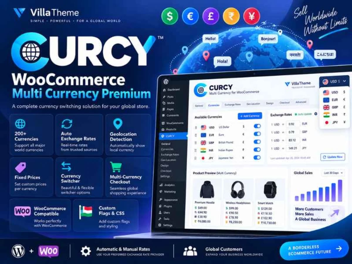 CURCY – WooCommerce Multi Currency Premium