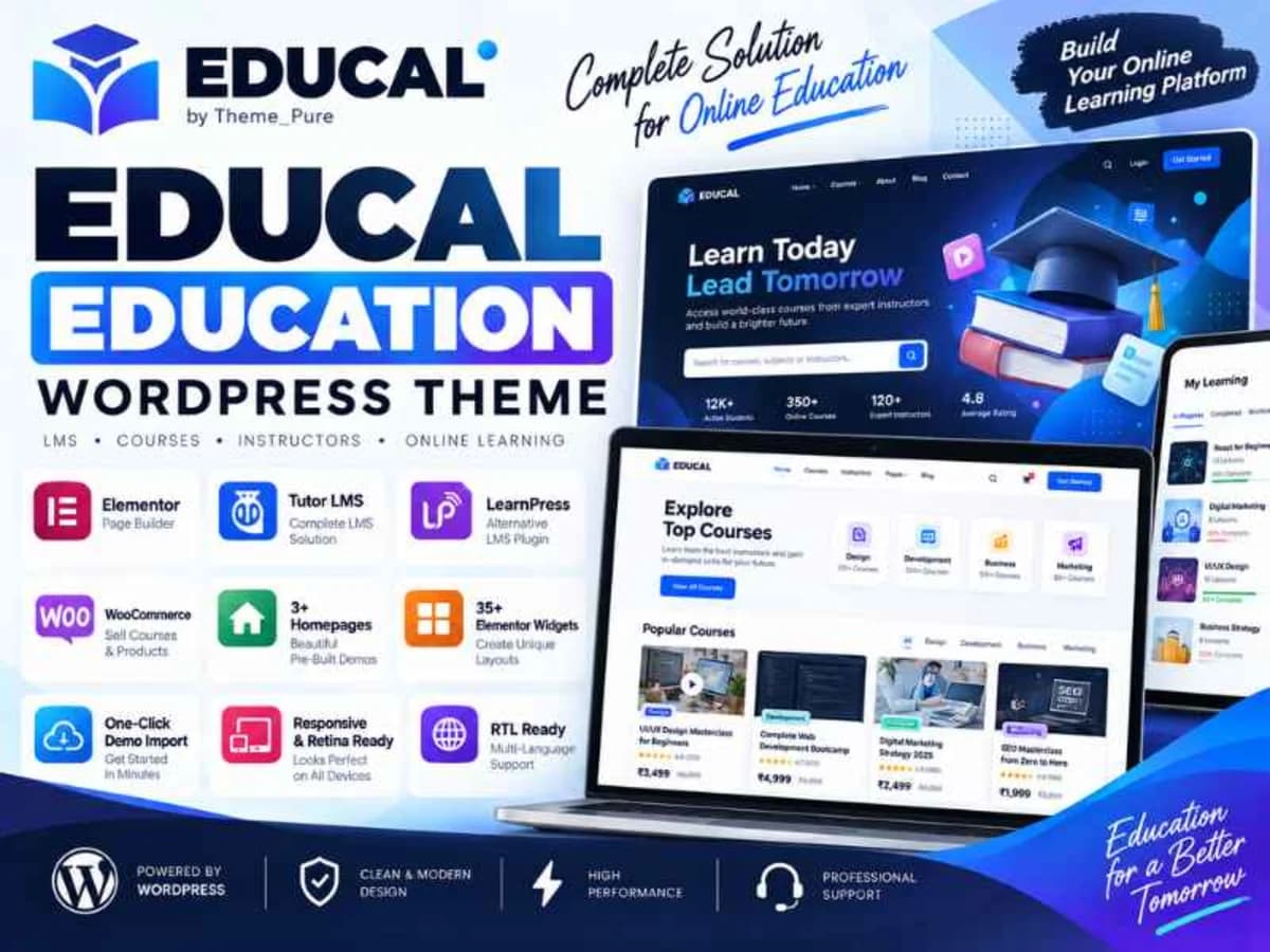 Educal Education WordPress Theme