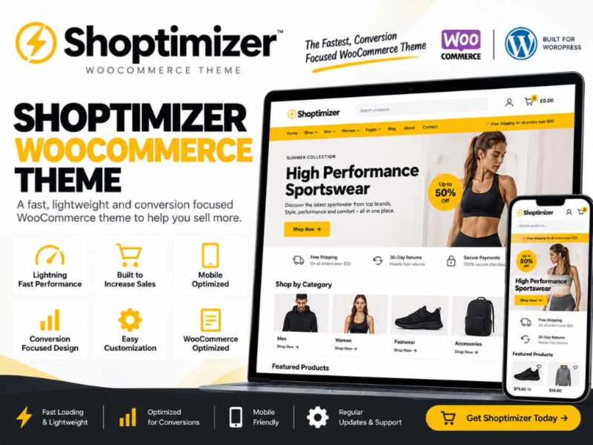 Shoptimizer WooCommerce Theme