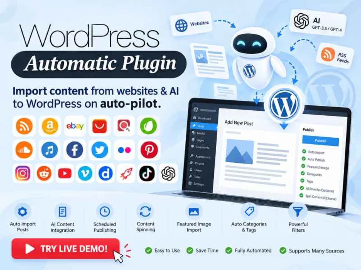 WordPress Automatic Plugin