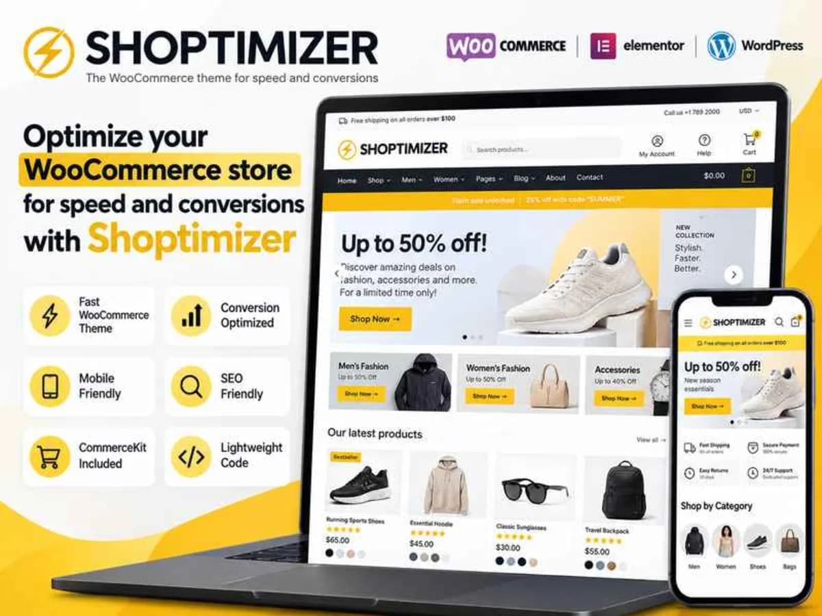 Shoptimizer WooCommerce Theme