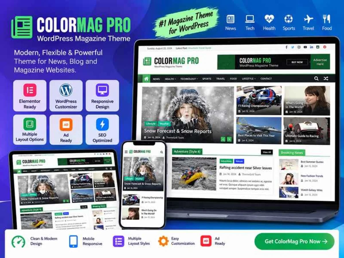ColorMag Pro Wordpress Theme