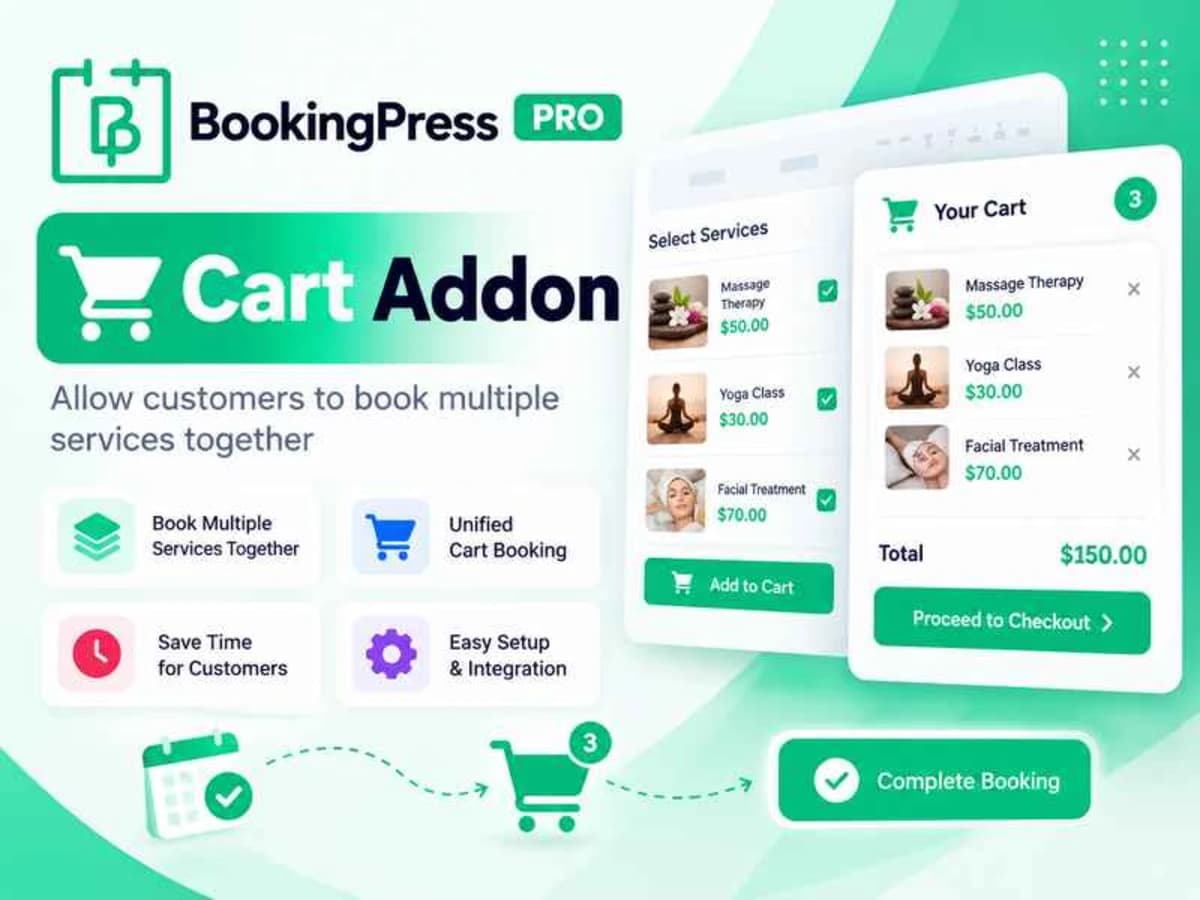 BookingPress Pro Cart Addon