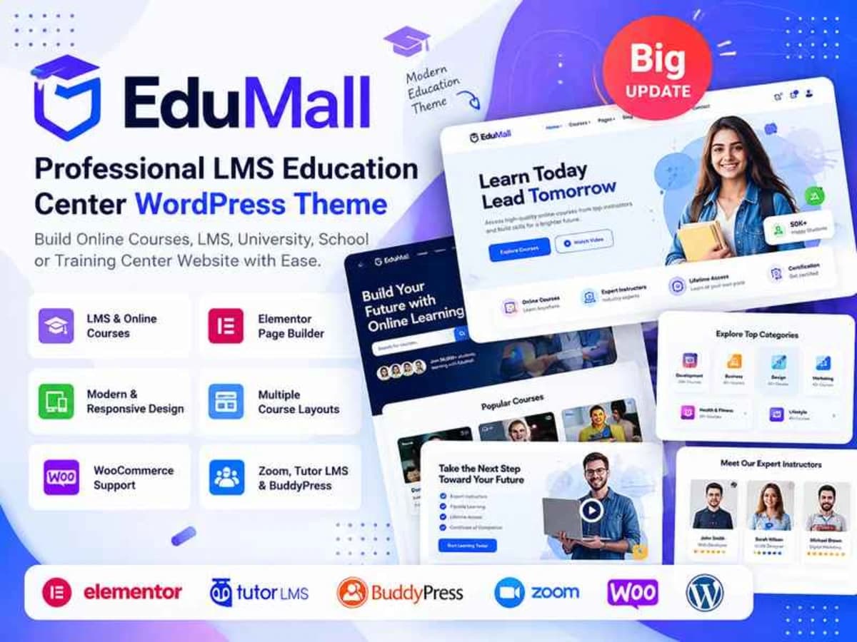 EduMall - Education Center WordPress Theme