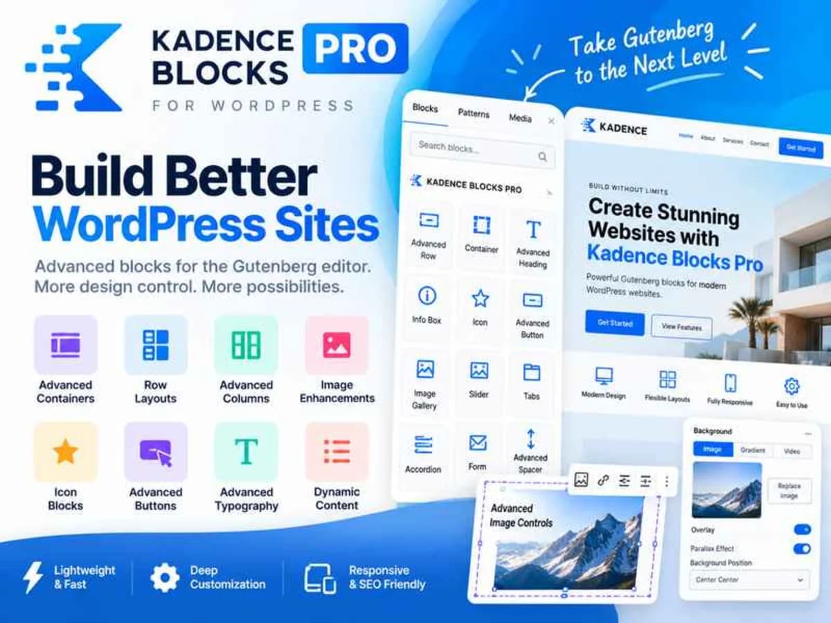 Kadence Blocks Pro