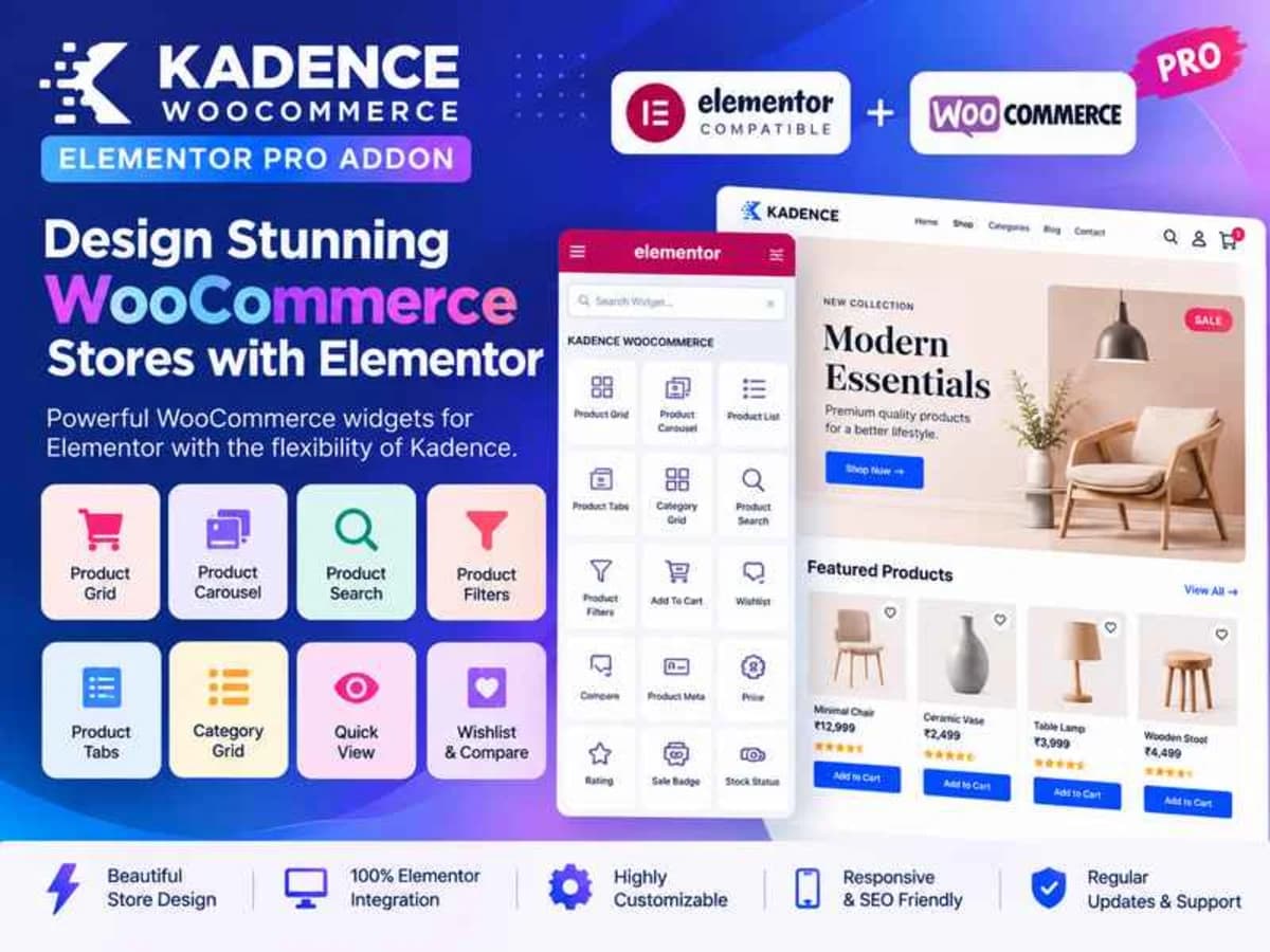 Kadence Woocommerce Elementor Pro Addon
