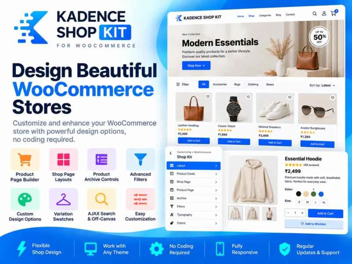 Kadence Shop Kit