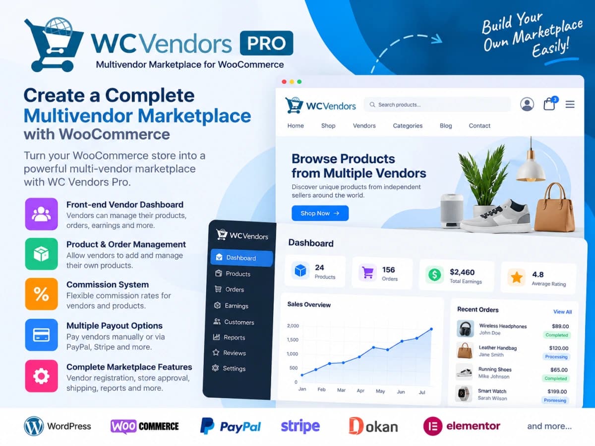 WC Vendors Pro - Multi-Vendor Marketplace Plugin