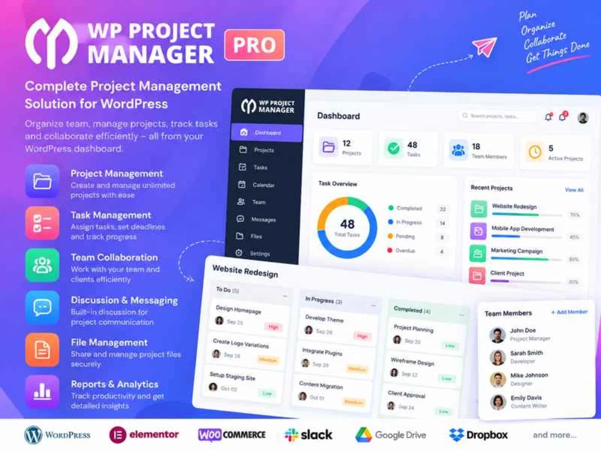 WP Project Manager Pro