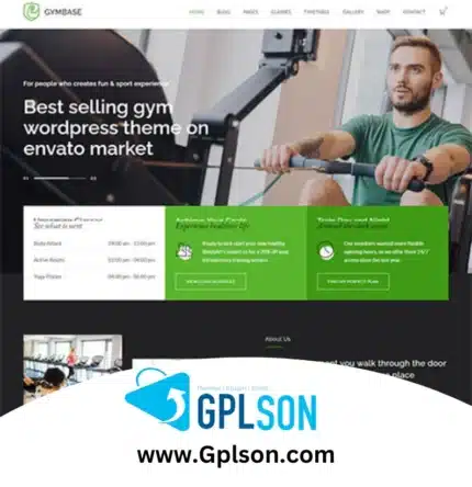GymBase Wordpress Theme