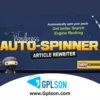 WP Auto Spinner Plugin