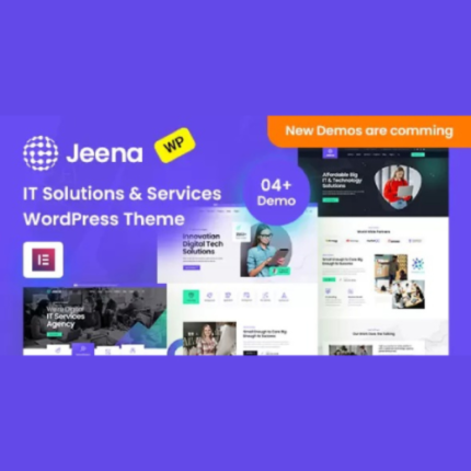 Jeena - Technology & IT Solutions WordPress Theme