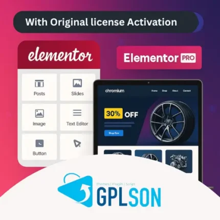 Elementor Pro With Original License Key