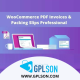 WooCommerce PDF Invoices & Packing Slips Professional